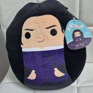 10" Severus Snape Harry Potter Squishmallows Black and Purple Plush
